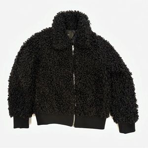 Forever 21 Women’s Poodle Bomber Jacket